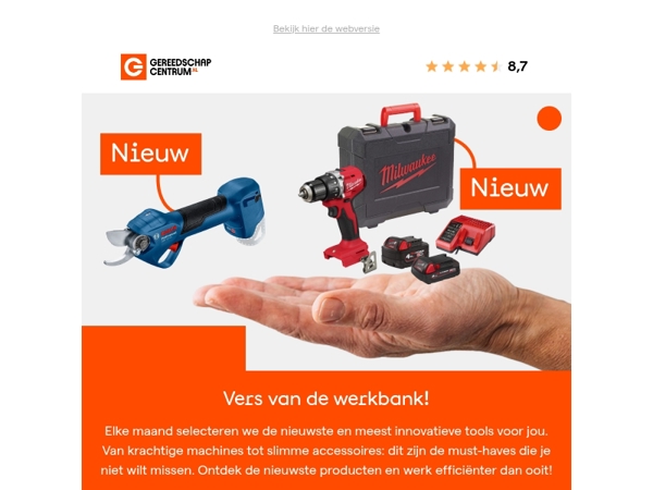 Ontdek de nieuwste tools van deze maand