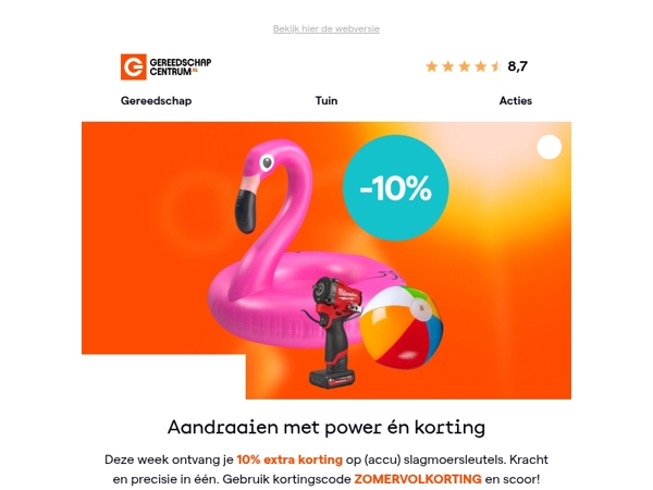 Accu slagmoersleutels nu extra voordelig