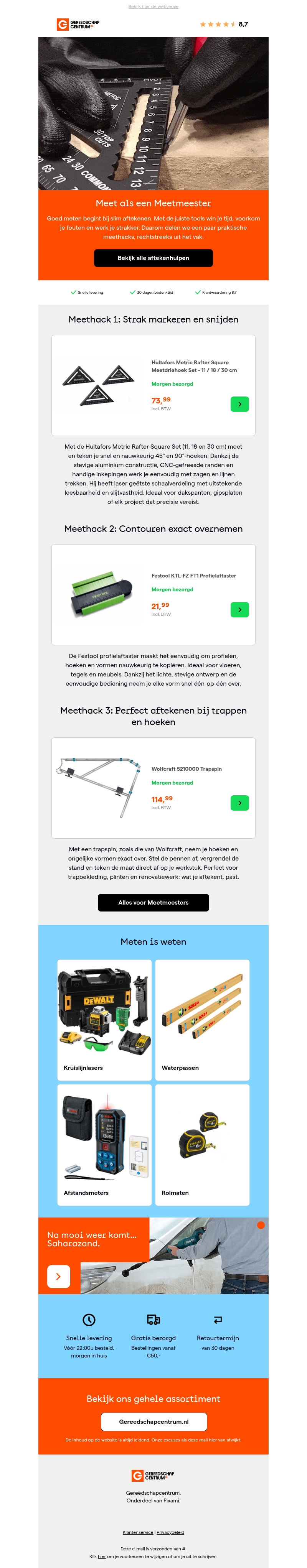 Meethacks voor Meetmeesters: slimmer aftekenen Meethacks voor Meetmeesters: slimmer aftekenen