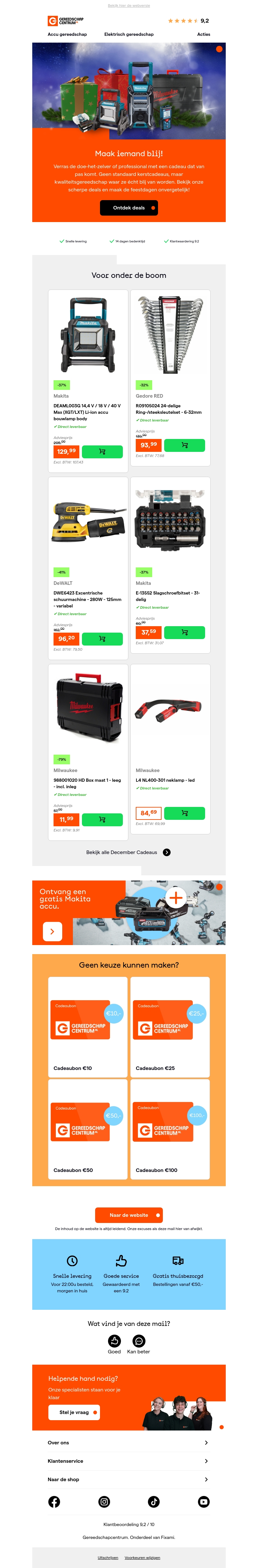 Cadeaus waar klussers blij van worden Cadeaus waar klussers blij van worden