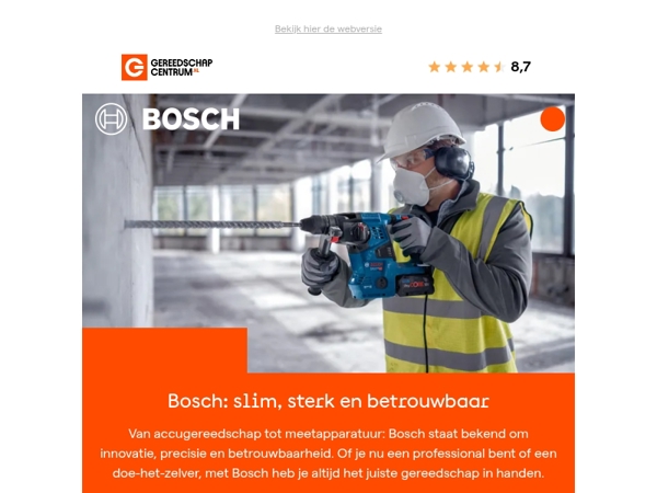 Kwaliteit van Bosch voor elke klus