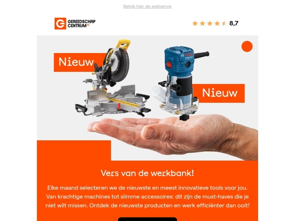 Ontdek de nieuwste tools van deze maand