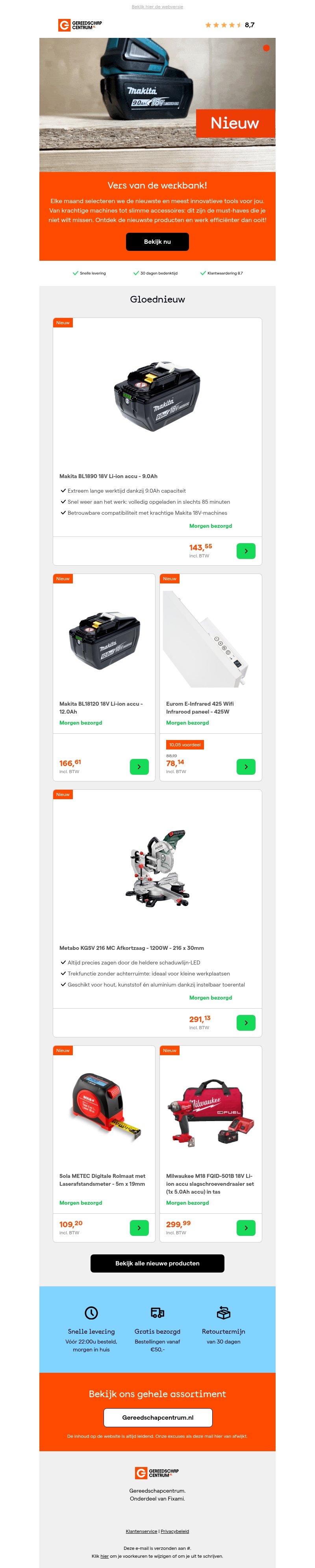 Ontdek de nieuwste tools van deze maand Ontdek de nieuwste tools van deze maand