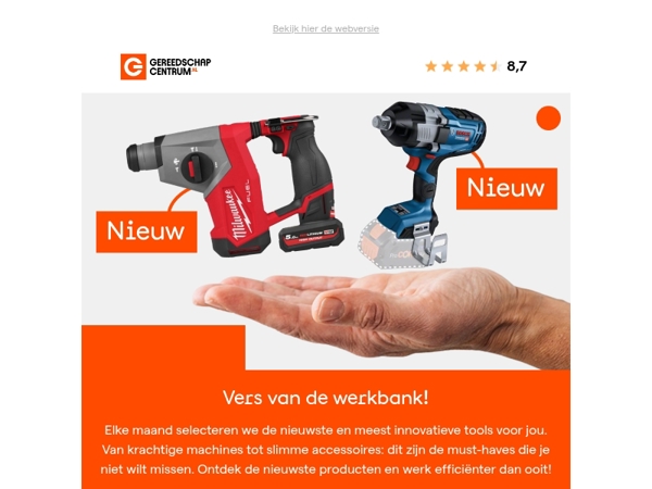 Ontdek de nieuwste tools van deze maand