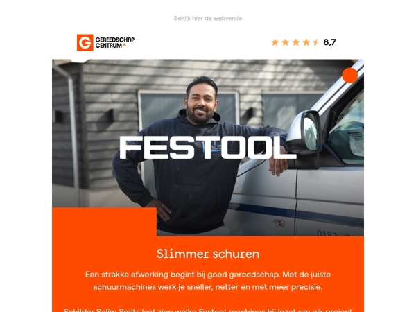 Hierom kiezen vakschilders voor Festool