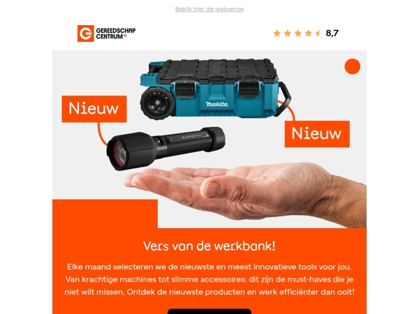 Ontdek de nieuwste tools van deze maand