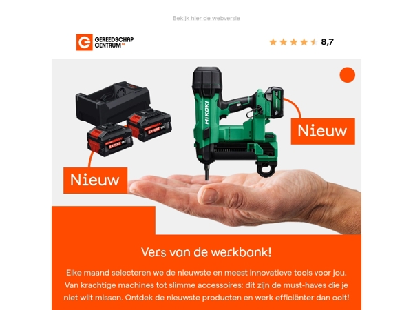 Ontdek de nieuwste tools van deze maand