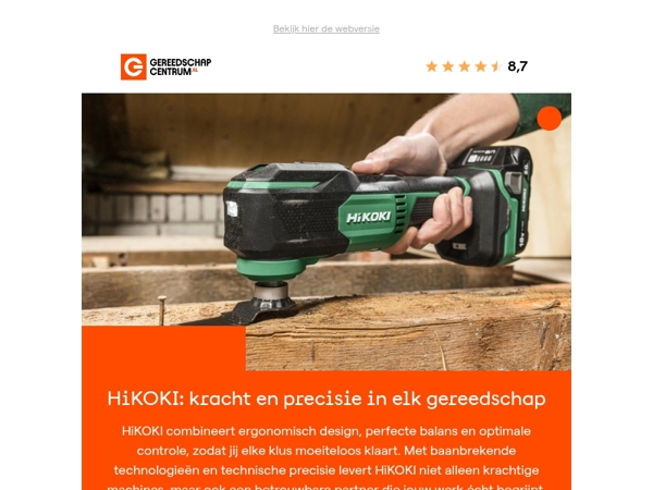 HiKOKI: innovatie en betrouwbaarheid voor professionals