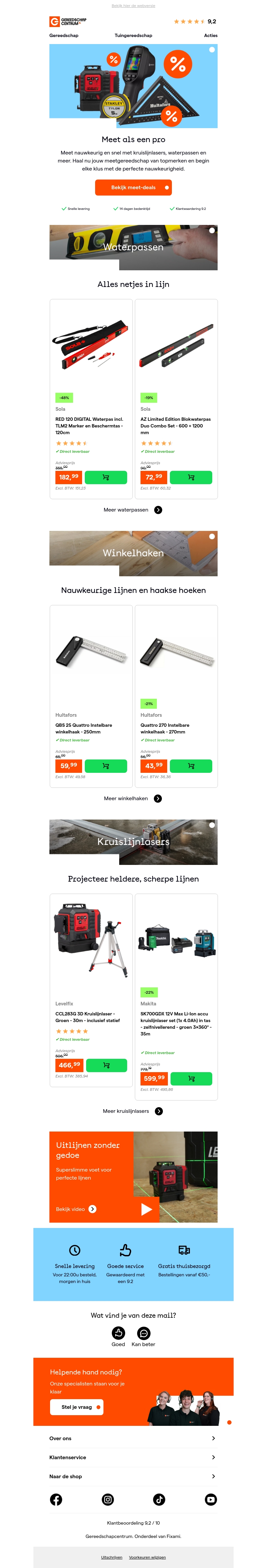 Voor Meetbazen: precisie tot in de puntjes! Voor Meetbazen: precisie tot in de puntjes!