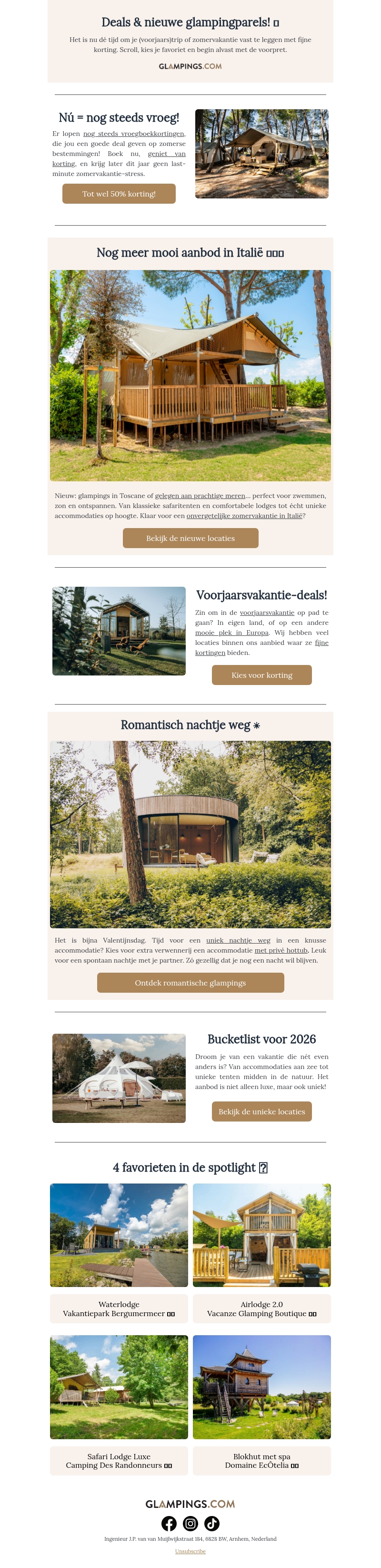 Glampingparels, deals & romantisch weg ✨ Glampingparels, deals & romantisch weg ✨