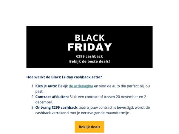Blackfriday actie 2025! Tijdelijk €299 korting