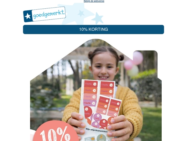 ★ Voor alle spullen de juiste labels in huis 🏠️ 10% korting op alles!