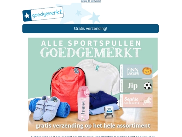 ★ Merk alle sportspullen met naam ⚽🏆️