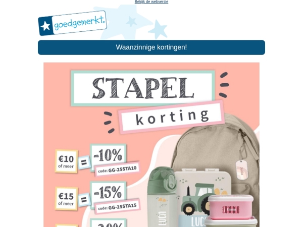★ Waanzinnige korting die je niet wil missen! 🤑