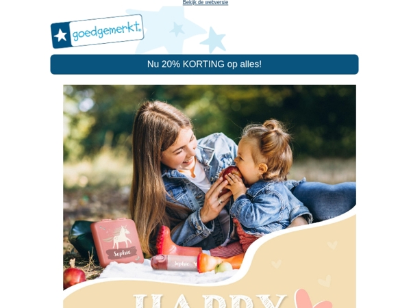 ★ Bestel vandaag nog met 20% KORTING! 😍
