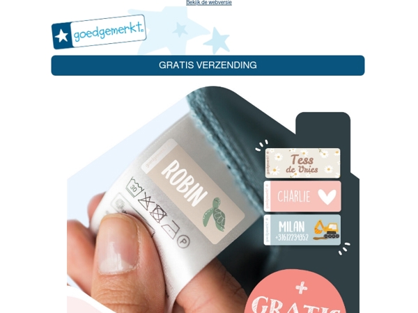 ★ 50% EXTRA KLEDINGSTICKERS 🧣 profiteer nu van deze unieke actie!