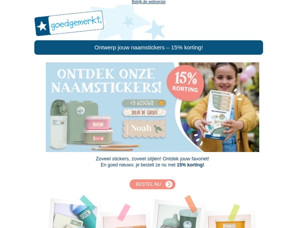 ★ Laat die 15% korting niet aan je voorbijgaan... ⏰🤚