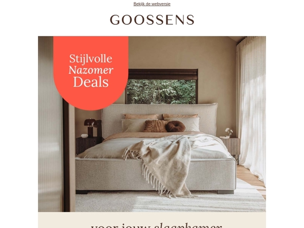 Stijlvolle Nazomer Deals voor jouw slaapkamer