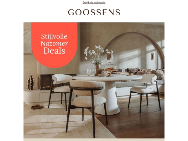 Geniet van Stijlvolle Nazomer Deals