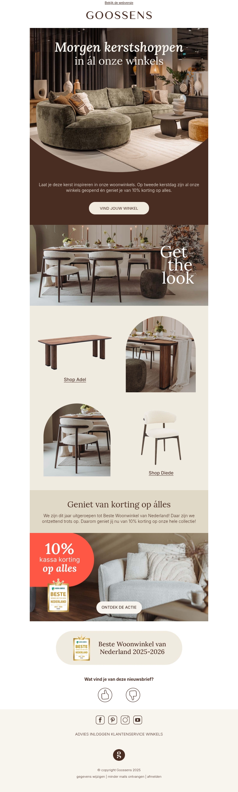 Kom morgen kerstshoppen in ál onze winkels Kom morgen kerstshoppen in ál onze winkels