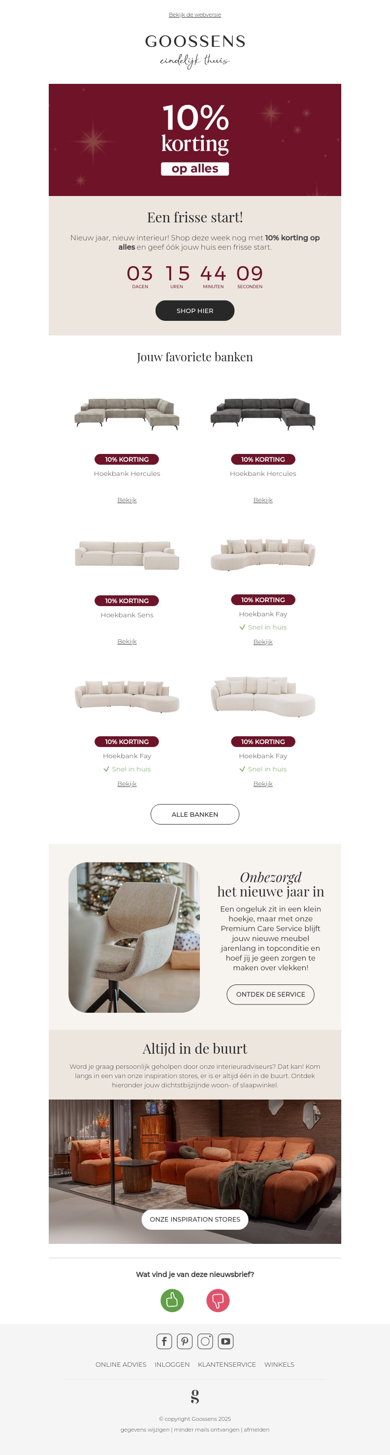 Láátste kans: 10% korting op alles Láátste kans: 10% korting op alles