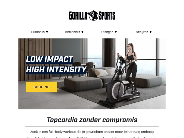 Low impact – high performance: ontdek de Maxxus Crosstrainer