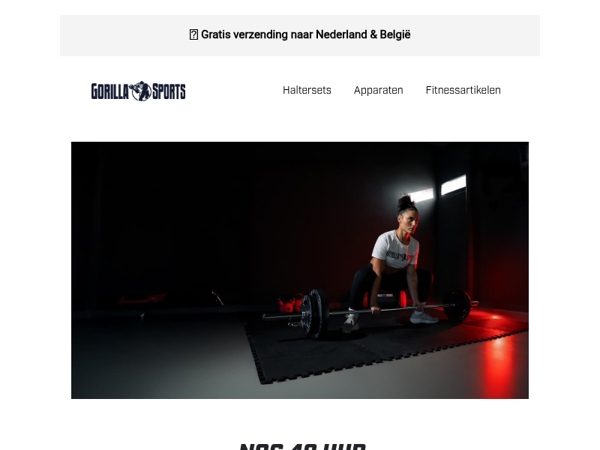 Nog 48 uur 💪 Start 2026 sterk: 10% korting op alles