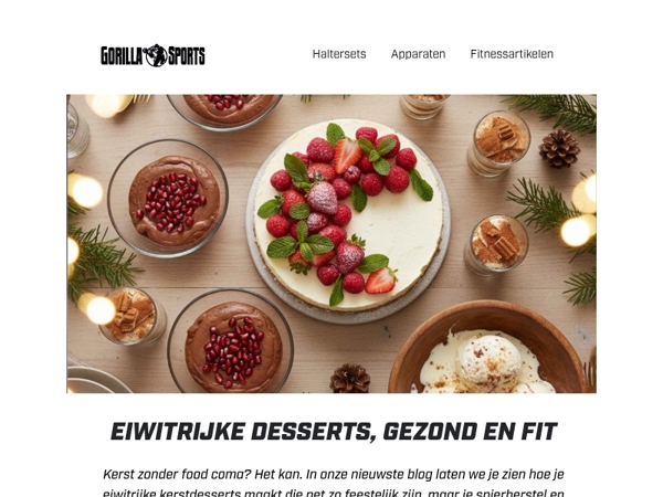 Fit door de feestdagen: deze eiwitrijke kerstdesserts wil je proeven 🎄