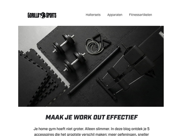 Met deze 5 accessoires ga je wél consistent trainen