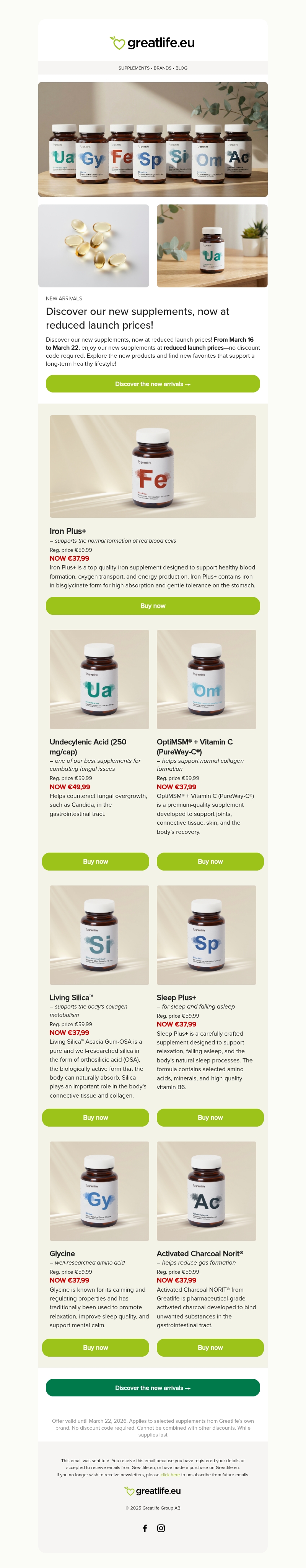 New arrivals! Now at reduced launch prices | Greatlife.eu π New arrivals! Now at reduced launch prices | Greatlife.eu π