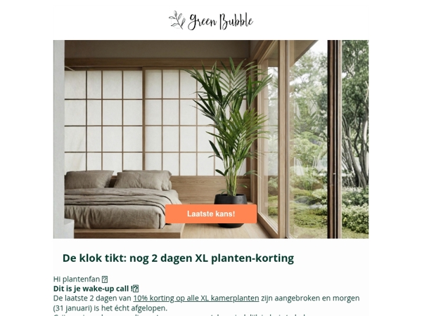 🚨 KORTING EINDIGT MORGEN