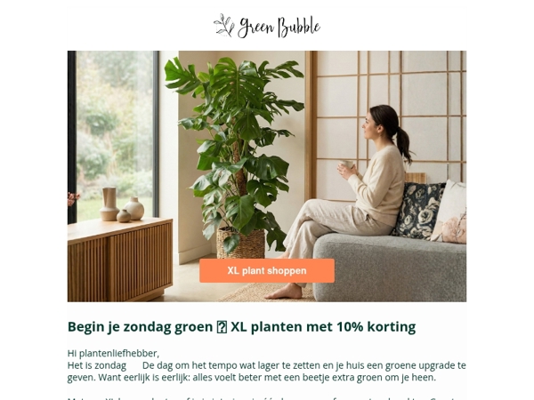 Begin je zondag groen 🌱