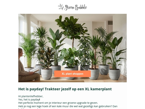 Het is Payday! Tijd voor groen. 🌿