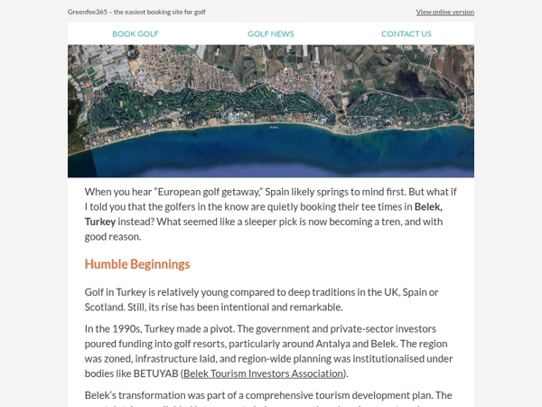 Everything you need to know about golf in Belek 🏌️‍♀️🌞🏌️‍♂️