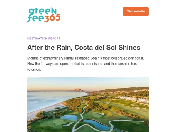 After the Rain, Costa del Sol Shines Again