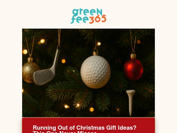 Last-Minute Christmas Saver: Exclusive Winter Golf Deals Inside