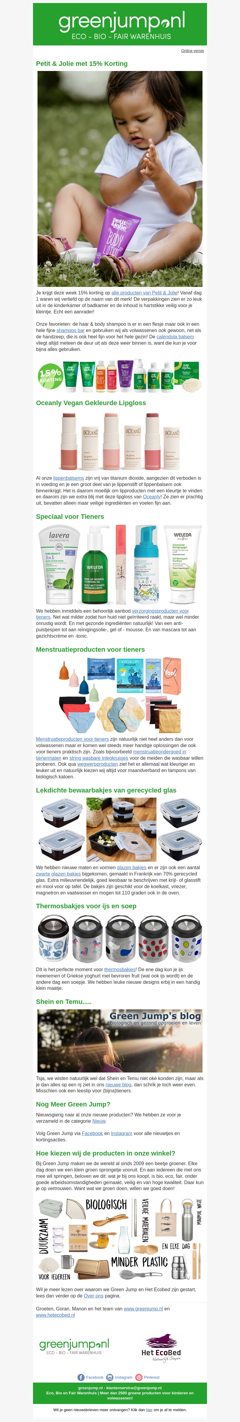 Green Jump Nieuws! Green Jump Nieuws!