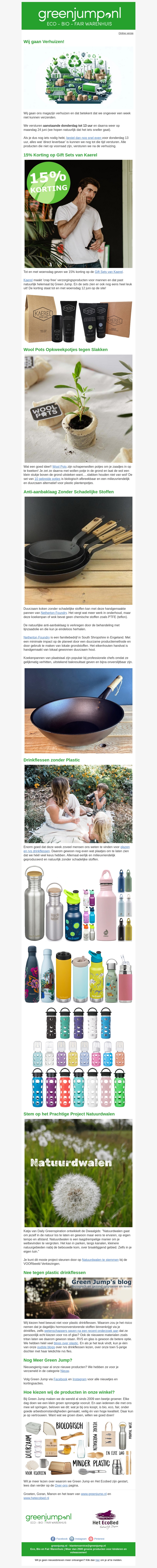 Green Jump Verhuist! Green Jump Verhuist!