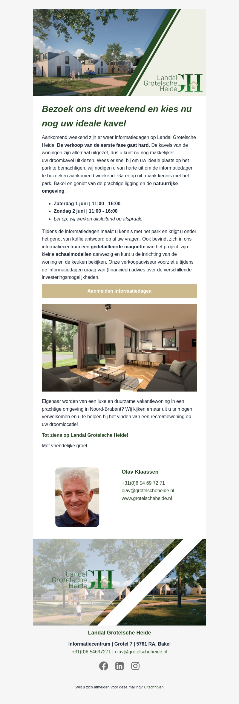 Kies dit weekend nog uw ideale plaats in de eerste fase! Kies dit weekend nog uw ideale plaats in de eerste fase!