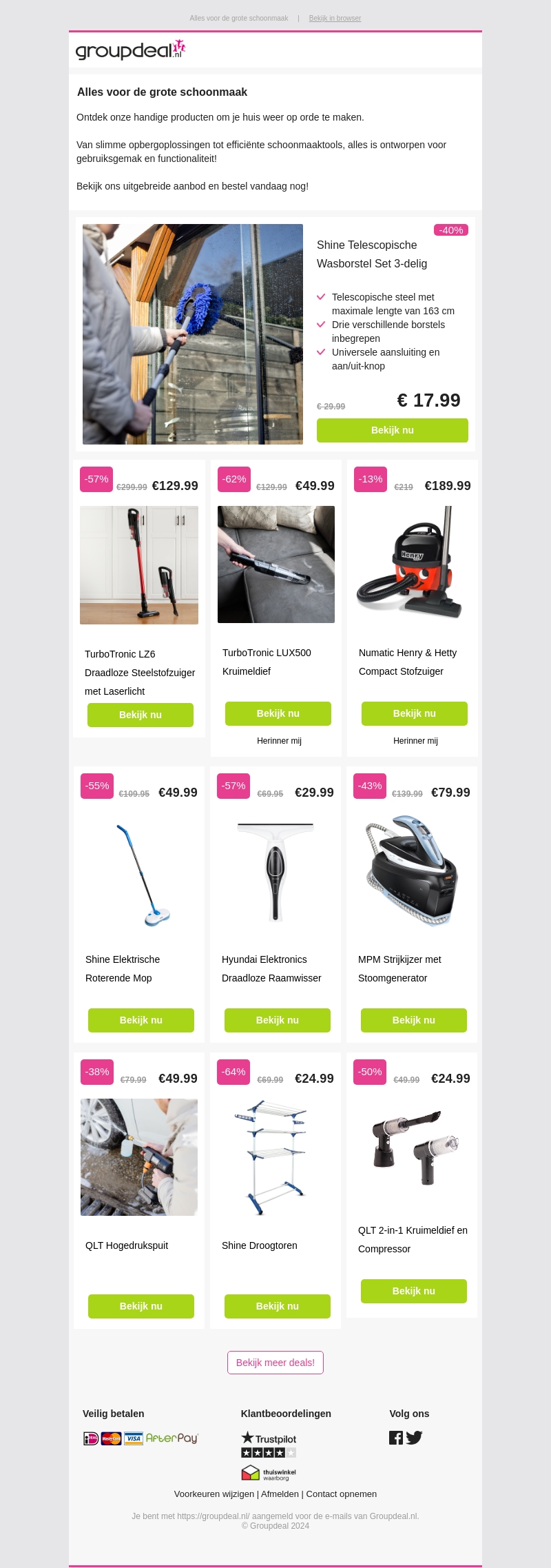 🧹 💪 Alles voor de grote schoonmaak! 💪 🧹 🧹 💪 Alles voor de grote schoonmaak! 💪 🧹