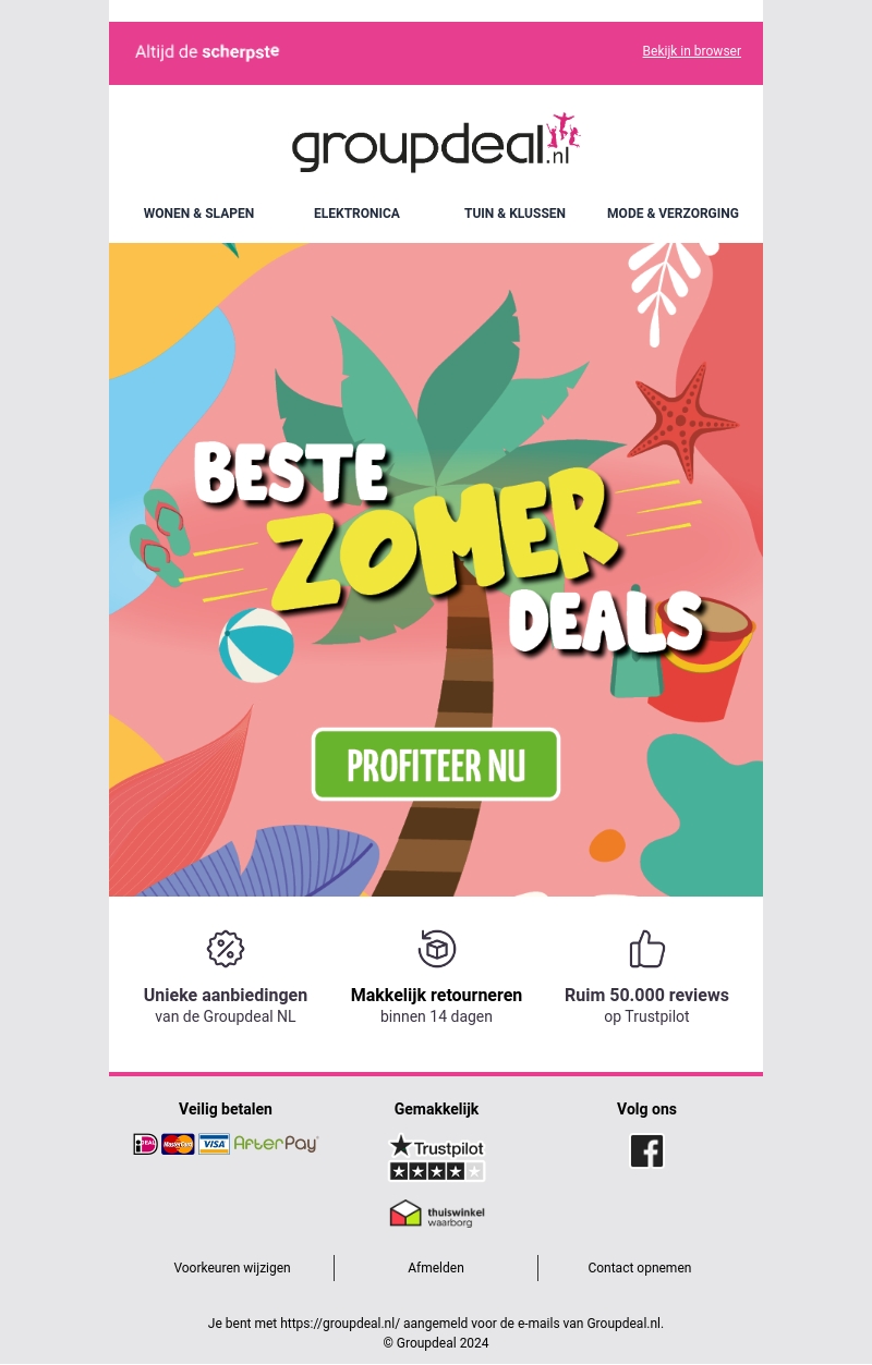 🌴 De Zomer is Bijna Voorbij: Profiteer Nu Nog Snel van de Beste Zomerdeals! 🌴 De Zomer is Bijna Voorbij: Profiteer Nu Nog Snel van de Beste Zomerdeals!