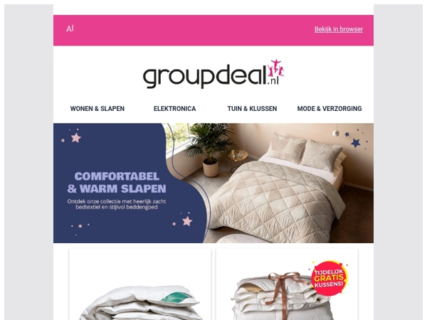 ☁️🌙 Droom weg onder heerlijk zacht beddengoed