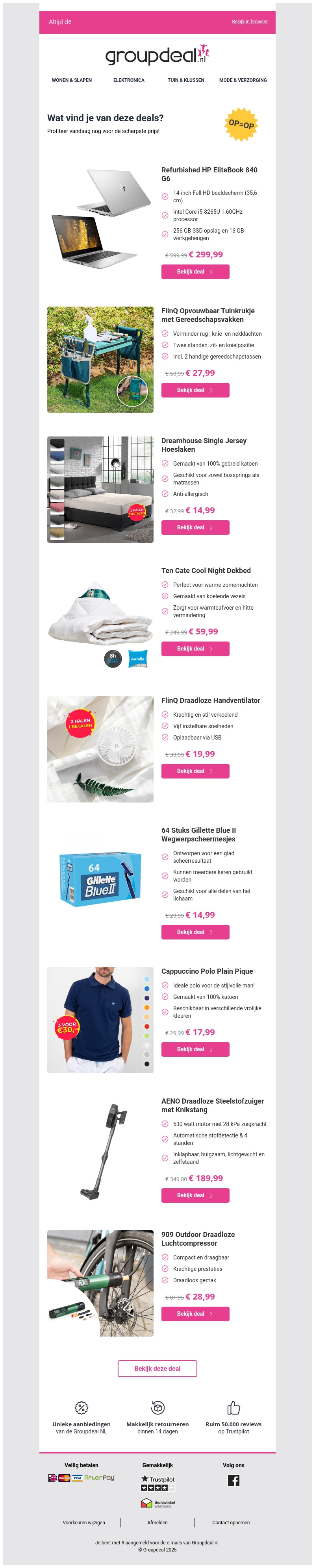 Deze aanbiedingen wil je niet missen Deze aanbiedingen wil je niet missen