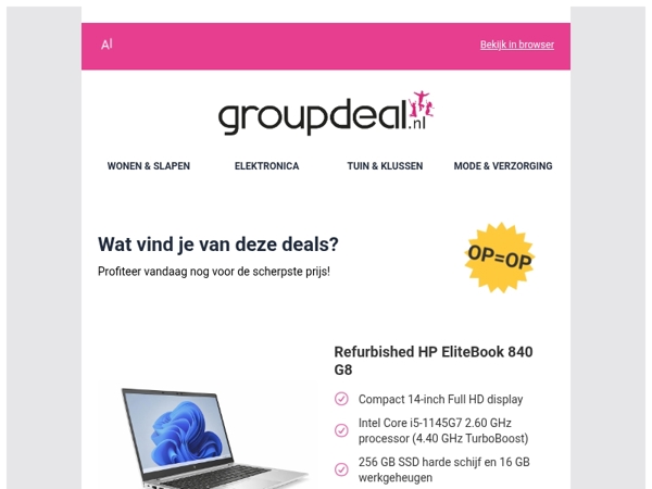 Deze aanbiedingen wil je niet missen