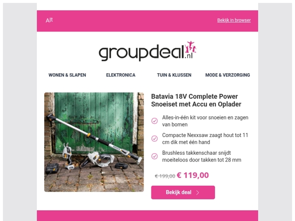 Krachtig snoeien met één slimme set 🌿