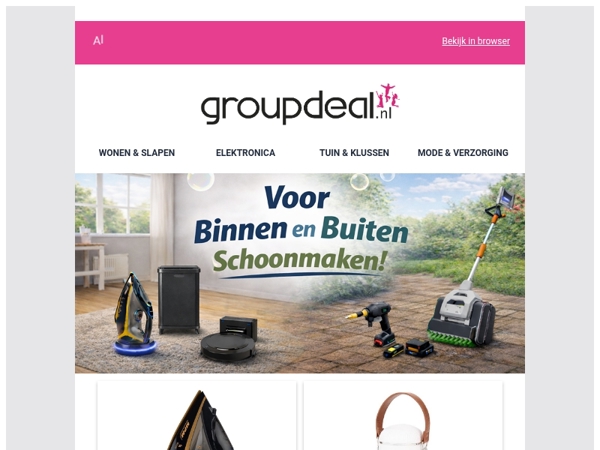 Slimme tools, zichtbaar schoon resultaat ✨