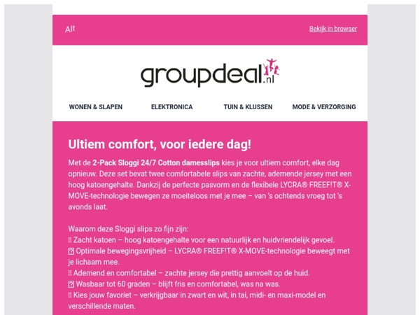 Sloggi 24/7 Cotton: jouw nieuwe daily basic voor ultiem comfort