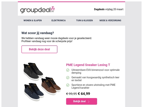 Korting, korting en nog eens korting!