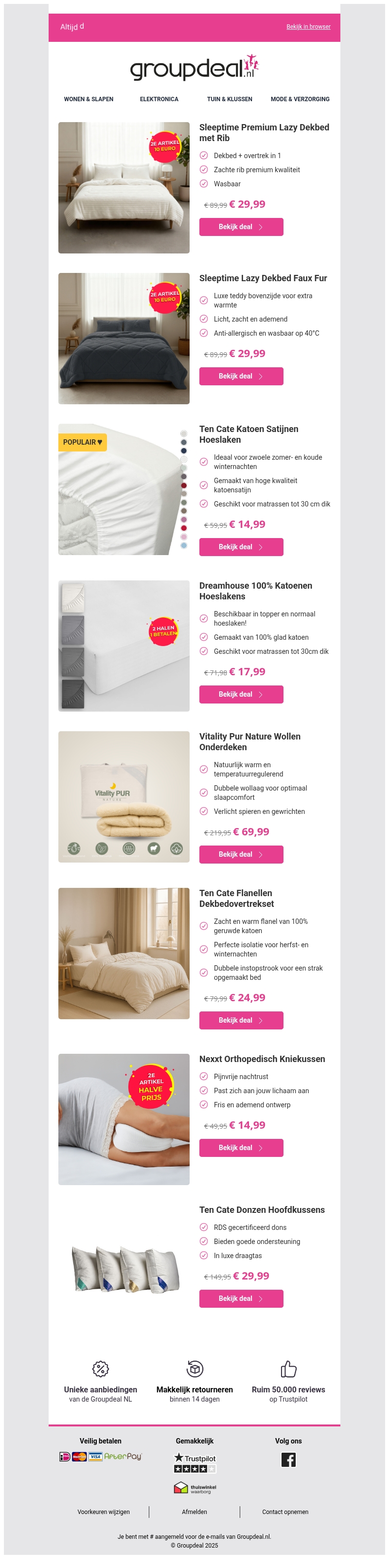 ❄️ Bereid je voor op koude nachten met deze comfortabele slaapdeals ❄️ Bereid je voor op koude nachten met deze comfortabele slaapdeals