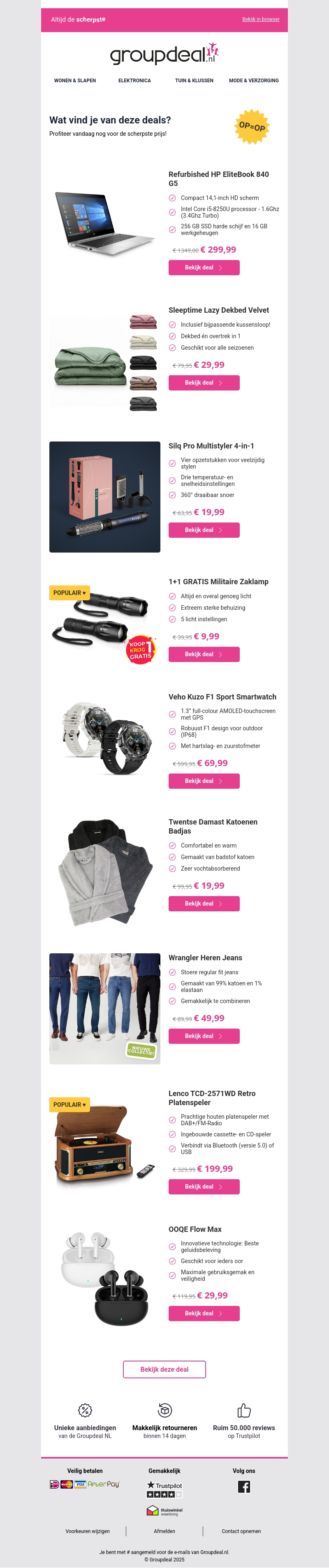 Korting, korting en nog eens korting! Korting, korting en nog eens korting!